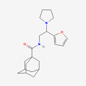 N-[2-(Furan-2-YL)-2-(pyrrolidin-1-YL)ethyl]adamantane-1-carboxamide