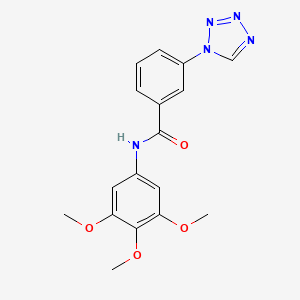 3-(1H-tetrazol-1-yl)-N-(3,4,5-trimethoxyphenyl)benzamide