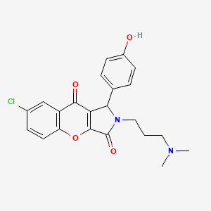 7-Chloro-2-[3-(dimethylamino)propyl]-1-(4-hydroxyphenyl)-1,2-dihydrochromeno[2,3-c]pyrrole-3,9-dione