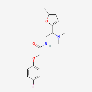 N-[2-(dimethylamino)-2-(5-methylfuran-2-yl)ethyl]-2-(4-fluorophenoxy)acetamide