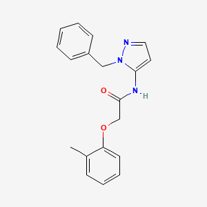 N-(1-benzyl-1H-pyrazol-5-yl)-2-(2-methylphenoxy)acetamide