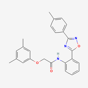 2-(3,5-dimethylphenoxy)-N-{2-[3-(4-methylphenyl)-1,2,4-oxadiazol-5-yl]phenyl}acetamide