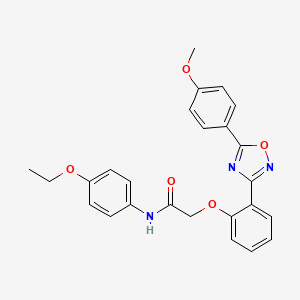 N-(4-ethoxyphenyl)-2-{2-[5-(4-methoxyphenyl)-1,2,4-oxadiazol-3-yl]phenoxy}acetamide