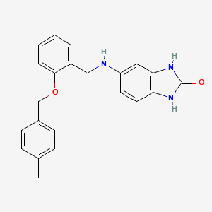 5-({2-[(4-methylbenzyl)oxy]benzyl}amino)-1,3-dihydro-2H-benzimidazol-2-one