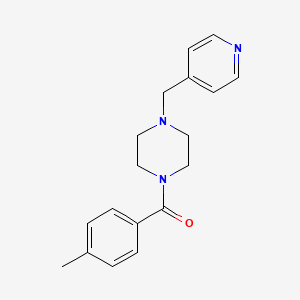 (4-Methylphenyl)[4-(pyridin-4-ylmethyl)piperazin-1-yl]methanone