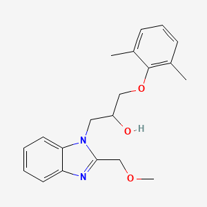 1-(2,6-dimethylphenoxy)-3-[2-(methoxymethyl)-1H-benzimidazol-1-yl]propan-2-ol