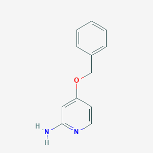 molecular formula C12H12N2O B113100 4-(苄氧基)吡啶-2-胺 CAS No. 85333-26-2