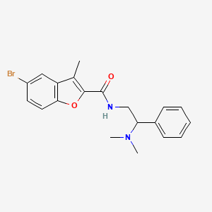 5-bromo-N-[2-(dimethylamino)-2-phenylethyl]-3-methyl-1-benzofuran-2-carboxamide