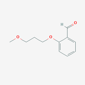 molecular formula C11H14O3 B113101 2-(3-甲氧基丙氧基)苯甲醛 CAS No. 853643-70-6
