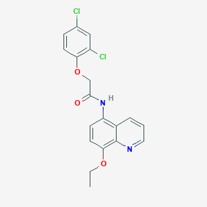 2-(2,4-dichlorophenoxy)-N-(8-ethoxyquinolin-5-yl)acetamide