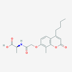 N-{[(4-butyl-8-methyl-2-oxo-2H-chromen-7-yl)oxy]acetyl}-L-alanine