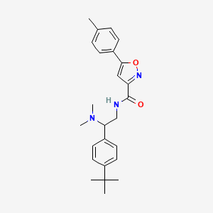 N-[2-(4-tert-butylphenyl)-2-(dimethylamino)ethyl]-5-(4-methylphenyl)-1,2-oxazole-3-carboxamide