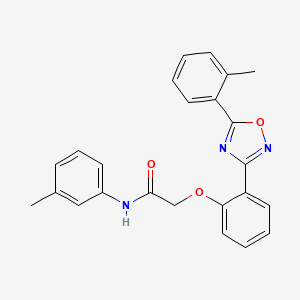 N-(3-methylphenyl)-2-{2-[5-(2-methylphenyl)-1,2,4-oxadiazol-3-yl]phenoxy}acetamide