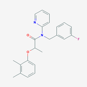 2-(2,3-dimethylphenoxy)-N-(3-fluorobenzyl)-N-(pyridin-2-yl)propanamide