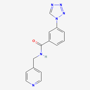 N-(pyridin-4-ylmethyl)-3-(1H-tetrazol-1-yl)benzamide