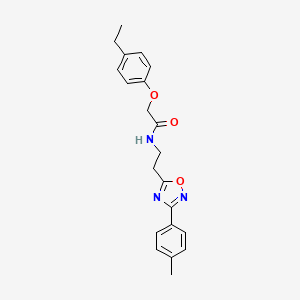 2-(4-ethylphenoxy)-N-{2-[3-(4-methylphenyl)-1,2,4-oxadiazol-5-yl]ethyl}acetamide