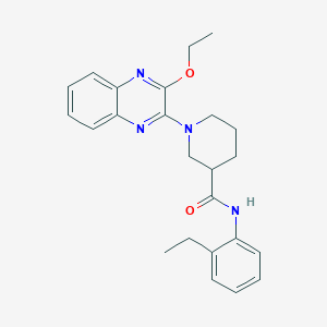 1-(3-ethoxyquinoxalin-2-yl)-N-(2-ethylphenyl)piperidine-3-carboxamide