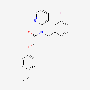 2-(4-ethylphenoxy)-N-(3-fluorobenzyl)-N-(pyridin-2-yl)acetamide