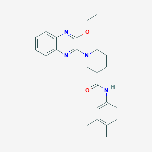 N-(3,4-dimethylphenyl)-1-(3-ethoxyquinoxalin-2-yl)piperidine-3-carboxamide