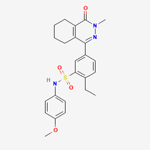 2-ethyl-N-(4-methoxyphenyl)-5-(3-methyl-4-oxo-3,4,5,6,7,8-hexahydrophthalazin-1-yl)benzenesulfonamide