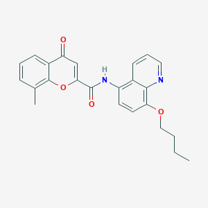 N-(8-butoxyquinolin-5-yl)-8-methyl-4-oxo-4H-chromene-2-carboxamide