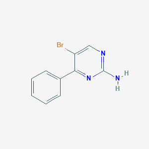 molecular formula C10H8BrN3 B113109 2-Amino-5-bromo-4-phenylpyrimidine CAS No. 85658-55-5