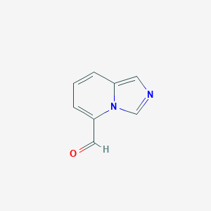 molecular formula C8H6N2O B113110 咪唑并[1,5-A]吡啶-5-甲醛 CAS No. 85691-71-0