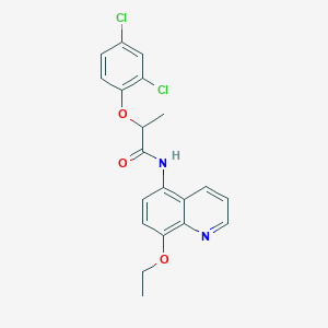 2-(2,4-dichlorophenoxy)-N-(8-ethoxyquinolin-5-yl)propanamide