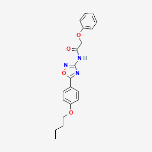 N-[5-(4-butoxyphenyl)-1,2,4-oxadiazol-3-yl]-2-phenoxyacetamide