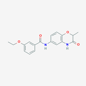 3-ethoxy-N-(2-methyl-3-oxo-3,4-dihydro-2H-1,4-benzoxazin-6-yl)benzamide