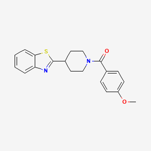 2-[1-(4-Methoxybenzoyl)piperidin-4-yl]-1,3-benzothiazole