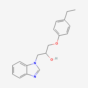 molecular formula C18H20N2O2 B11311482 1-(1H-benzimidazol-1-yl)-3-(4-ethylphenoxy)propan-2-ol 