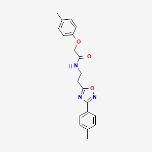 2-(4-methylphenoxy)-N-{2-[3-(4-methylphenyl)-1,2,4-oxadiazol-5-yl]ethyl}acetamide