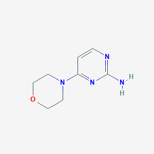 molecular formula C8H12N4O B113116 2-氨基-4-吗啉-4-基-嘧啶 CAS No. 861031-56-3