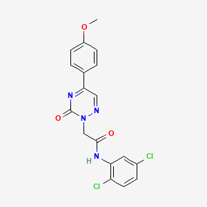 N-(2,5-dichlorophenyl)-2-[5-(4-methoxyphenyl)-3-oxo-1,2,4-triazin-2(3H)-yl]acetamide