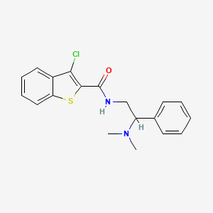 3-chloro-N-[2-(dimethylamino)-2-phenylethyl]-1-benzothiophene-2-carboxamide