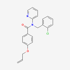 N-(2-chlorobenzyl)-4-(prop-2-en-1-yloxy)-N-(pyridin-2-yl)benzamide