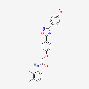 N-(2,3-dimethylphenyl)-2-{4-[3-(4-methoxyphenyl)-1,2,4-oxadiazol-5-yl]phenoxy}acetamide