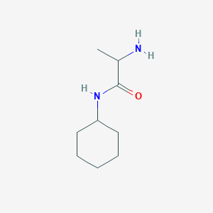 molecular formula C9H18N2O B113119 2-氨基-N-环己基丙酰胺 CAS No. 86211-51-0