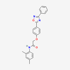 N-(2,4-dimethylphenyl)-2-[4-(3-phenyl-1,2,4-oxadiazol-5-yl)phenoxy]acetamide