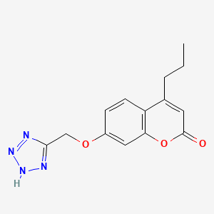 4-propyl-7-(1H-tetrazol-5-ylmethoxy)-2H-chromen-2-one