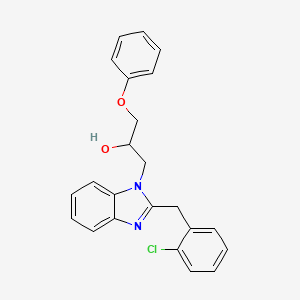 1-[2-(2-chlorobenzyl)-1H-benzimidazol-1-yl]-3-phenoxypropan-2-ol