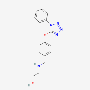 2-({4-[(1-phenyl-1H-tetrazol-5-yl)oxy]benzyl}amino)ethanol