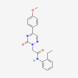 molecular formula C20H20N4O3 B11312374 N-(2-ethylphenyl)-2-[5-(4-methoxyphenyl)-3-oxo-1,2,4-triazin-2(3H)-yl]acetamide 