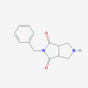 molecular formula C13H14N2O2 B113124 2-Benzyltetrahydropyrrolo[3,4-c]pyrrole-1,3-dione CAS No. 86732-32-3