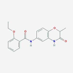 2-ethoxy-N-(2-methyl-3-oxo-3,4-dihydro-2H-1,4-benzoxazin-6-yl)benzamide