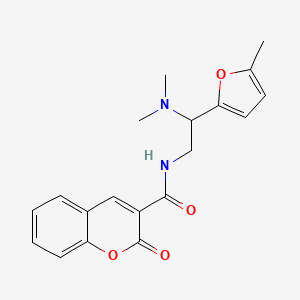 N-[2-(dimethylamino)-2-(5-methylfuran-2-yl)ethyl]-2-oxo-2H-chromene-3-carboxamide