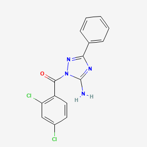 1-(2,4-dichlorobenzoyl)-3-phenyl-1H-1,2,4-triazol-5-amine