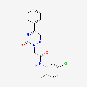 N-(5-chloro-2-methylphenyl)-2-(3-oxo-5-phenyl-1,2,4-triazin-2(3H)-yl)acetamide