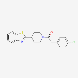 1-[4-(1,3-Benzothiazol-2-yl)piperidin-1-yl]-2-(4-chlorophenyl)ethanone